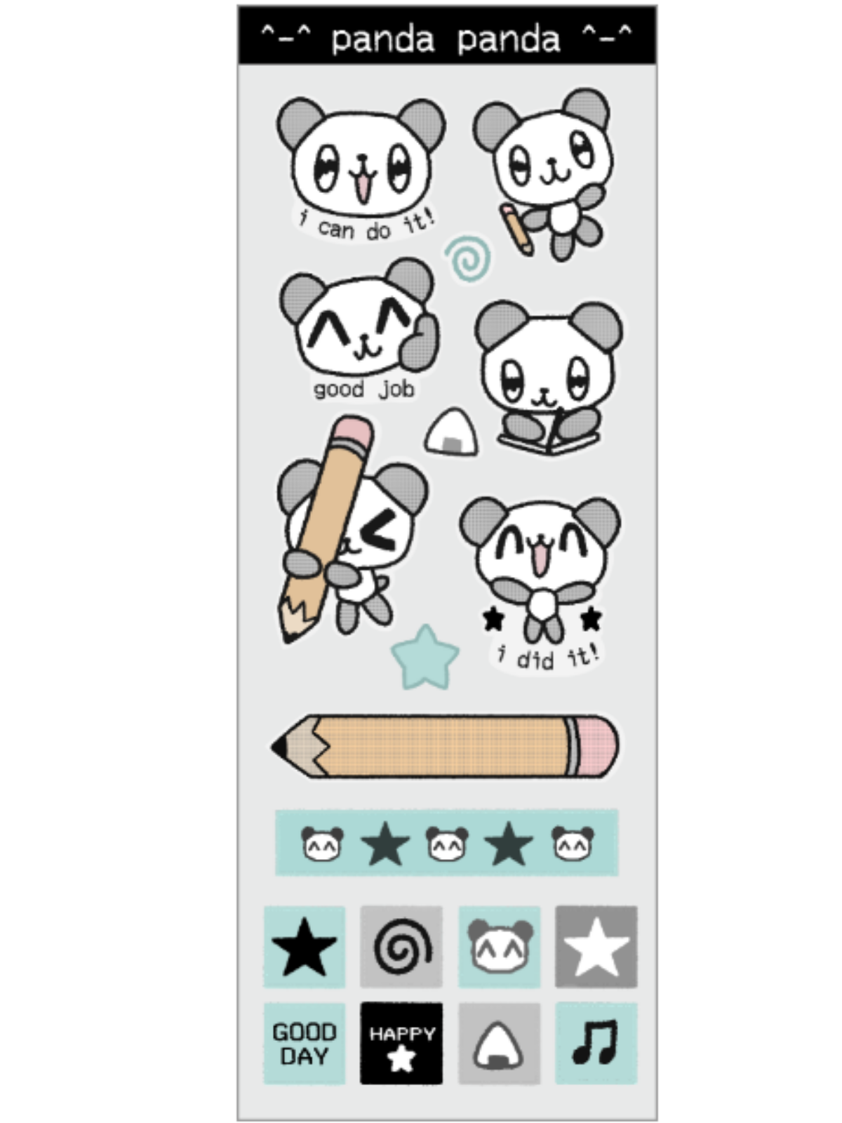 panda panda deco sheet